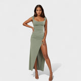 Sarela - Long Dress with Open Back