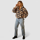 Chelsea - Floral Sherpa Pullover