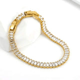 Freya - Baguette Rivière Bracelet