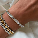 Freya - Baguette Rivière Bracelet