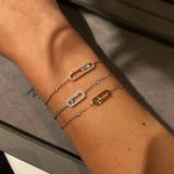 Audrey - Floating Stone Bracelet