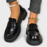 Claire - Women's Orthopaedic Satin Wedge Loafers