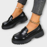 Eliza - Orthopaedic Loafers with Satin Heels