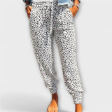 Summer - Leopard Wide Leg Pants