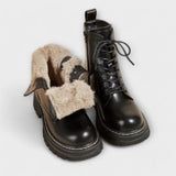 Rosie - Women's Faux Leather Winter Boots