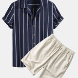 Mitchell - Polyester-Blend Casual Set