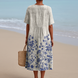 Alice - Porcelain Print Dress