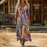 Ella - Vintage-Inspired Long Sleeve Casual Dress