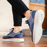 Angus - Oxford Faux Leather Sneakers