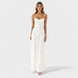 April - Floral Lace Maxi Dress