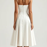 Kelsey - Structured Corset Midi Dress