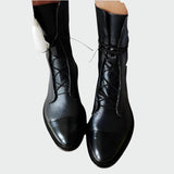 Hallie - Orthopaedic Faux Leather Boots
