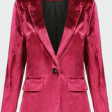 Kiara - Refined Velvet Coat