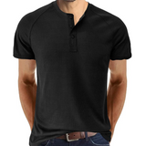 Hamish - Button-Placket Henley Shirt