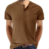 Hamish - Button-Placket Henley Shirt