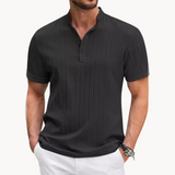 Kai - Short-Placket Button Henley Shirt