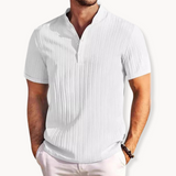 Kai - Short-Placket Button Henley Shirt