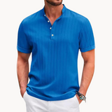 Kai - Short-Placket Button Henley Shirt