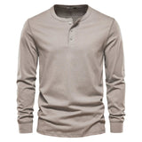 Owen - Breathable Soft-Blend Henley Shirt