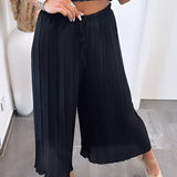 Imogen - Black Pleated Pants