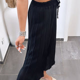 Imogen - Black Pleated Pants