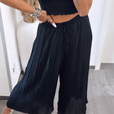 Imogen - Black Pleated Pants