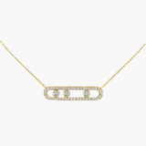 Olivia - Floating Stone Necklace
