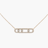 Olivia - Floating Stone Necklace