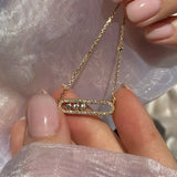 Olivia - Floating Stone Necklace