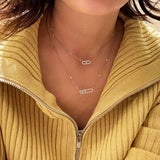 Olivia - Floating Stone Necklace