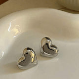 Scarlett - Heart Hoop Earrings