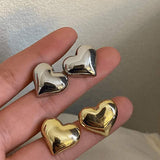 Scarlett - Heart Hoop Earrings