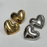 Scarlett - Heart Hoop Earrings