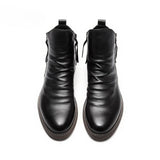 Toby - Faux Leather Chelsea Boots