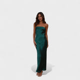 Carmen - Sleeveless Satin Dress