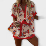 Beatriz - Lobster Print Beach Set