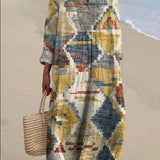 Lucy - Bohemian-Inspired Dress with Ethnic Prints