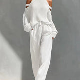Fashion Knit and Linen Set