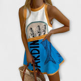 Beatriz - Mini Dress with Marine Touch