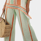 Dalila - Linen Striped Set