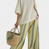 Olivia - Bamboo Linen Olive Set