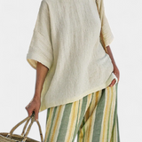 Olivia - Bamboo Linen Olive Set