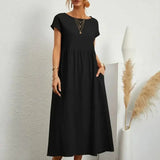 Celine - Midi Dress with Pockets