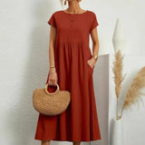 Celine - Midi Dress with Pockets
