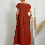 Celine - Midi Dress with Pockets