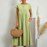 Celine - Midi Dress with Pockets