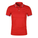 Flynn - Breathable Ribbed-Collar Polo
