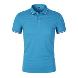 Flynn - Breathable Ribbed-Collar Polo