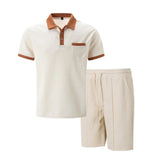 Levi - Waffle Polo Set