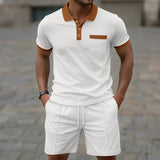 Levi - Waffle Polo Set